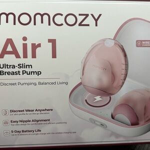 Momcozy Air 1 Ultra-Slim Breast Pump - Pink